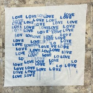 KERRI ROSENTHAL • “Love” Words Screen Print